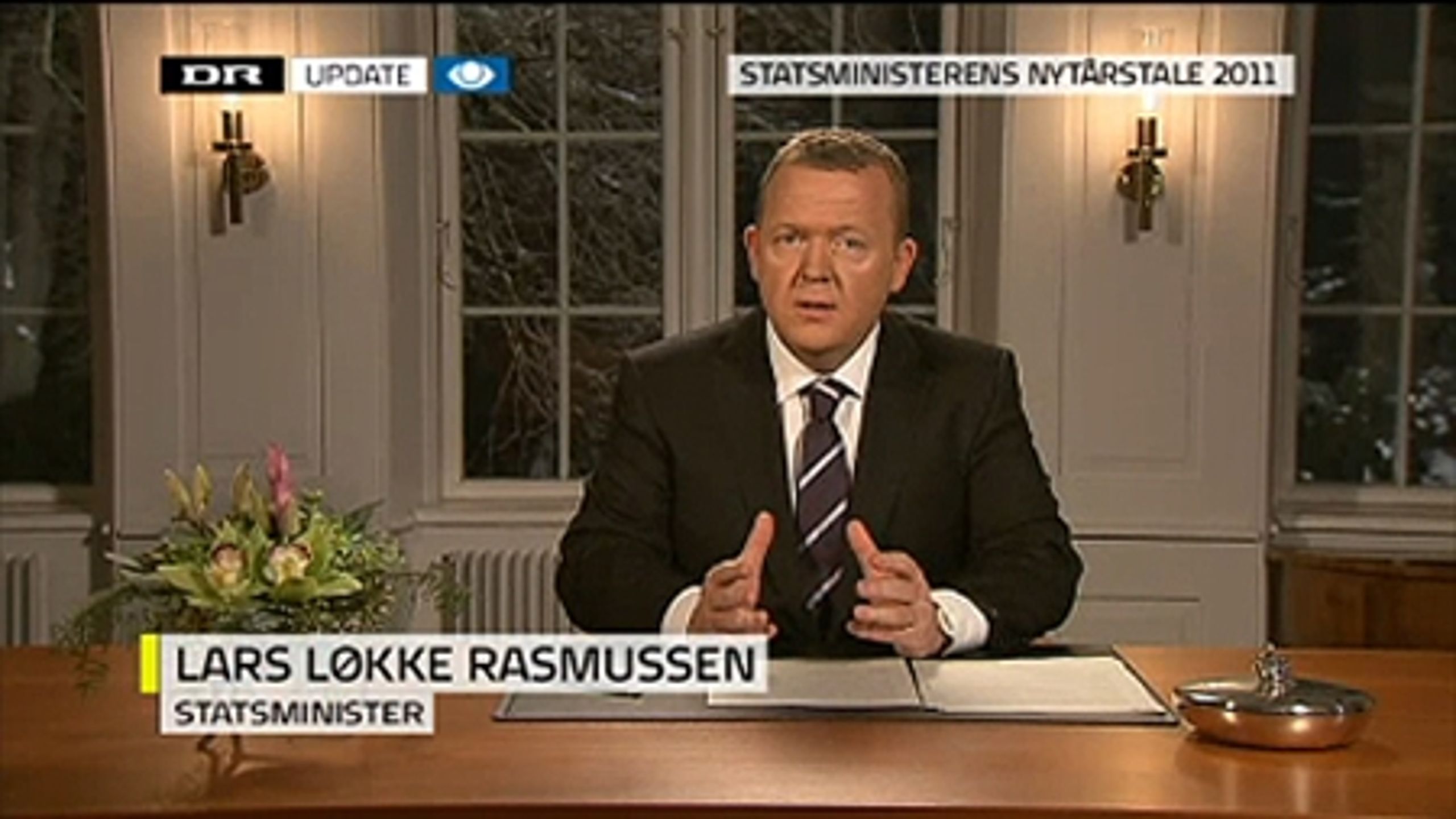 "For alle jer, der er under 45 år, foreslår vi, at efterlønnen helt afskaffes," sagde statsminister Lars Løkke Rasmussen (V) overraskende i sin nytårstale 2011.