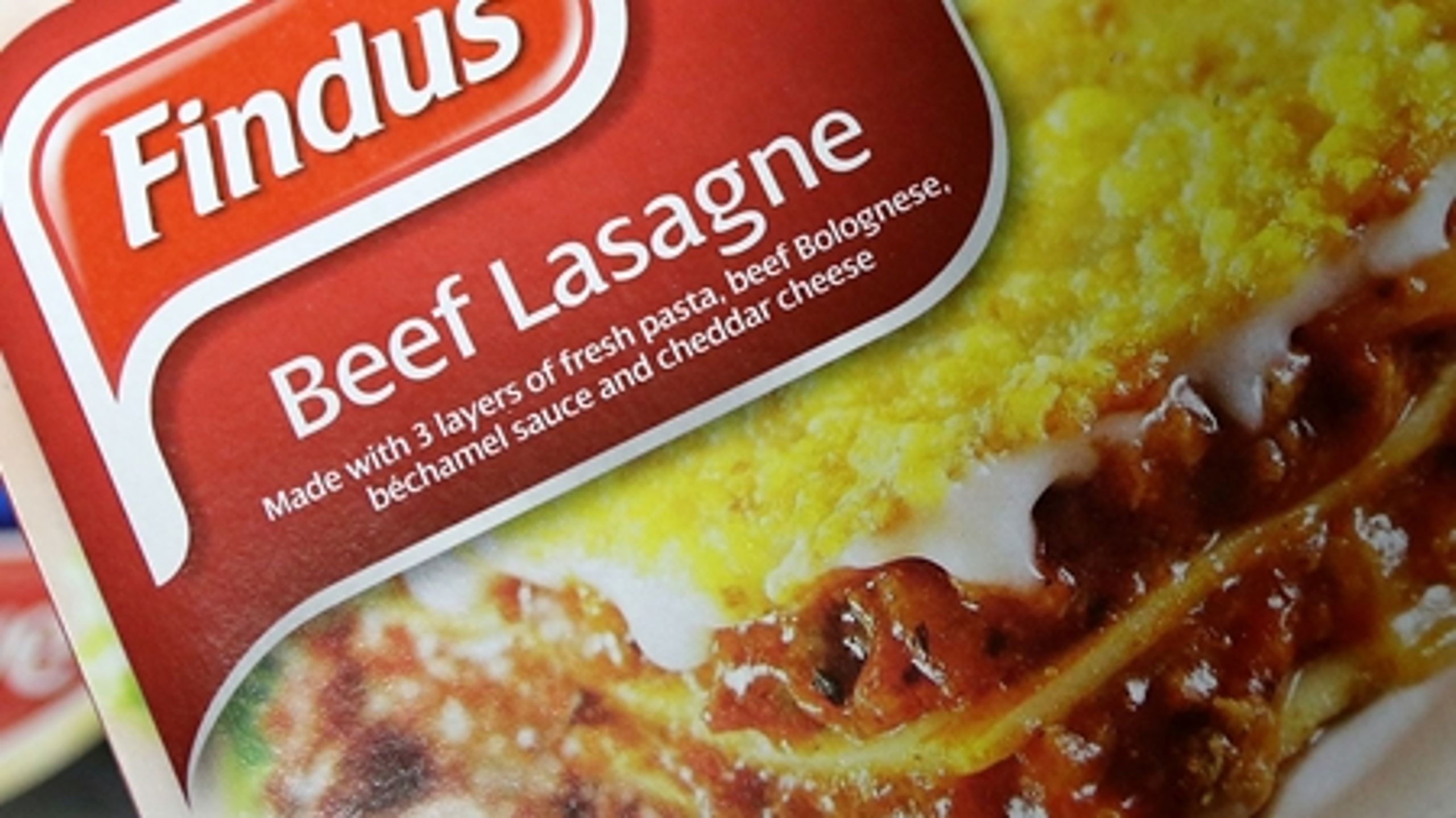 Lasagnen fra svenske Findus har indeholdt op til 100 procent hestekød. 