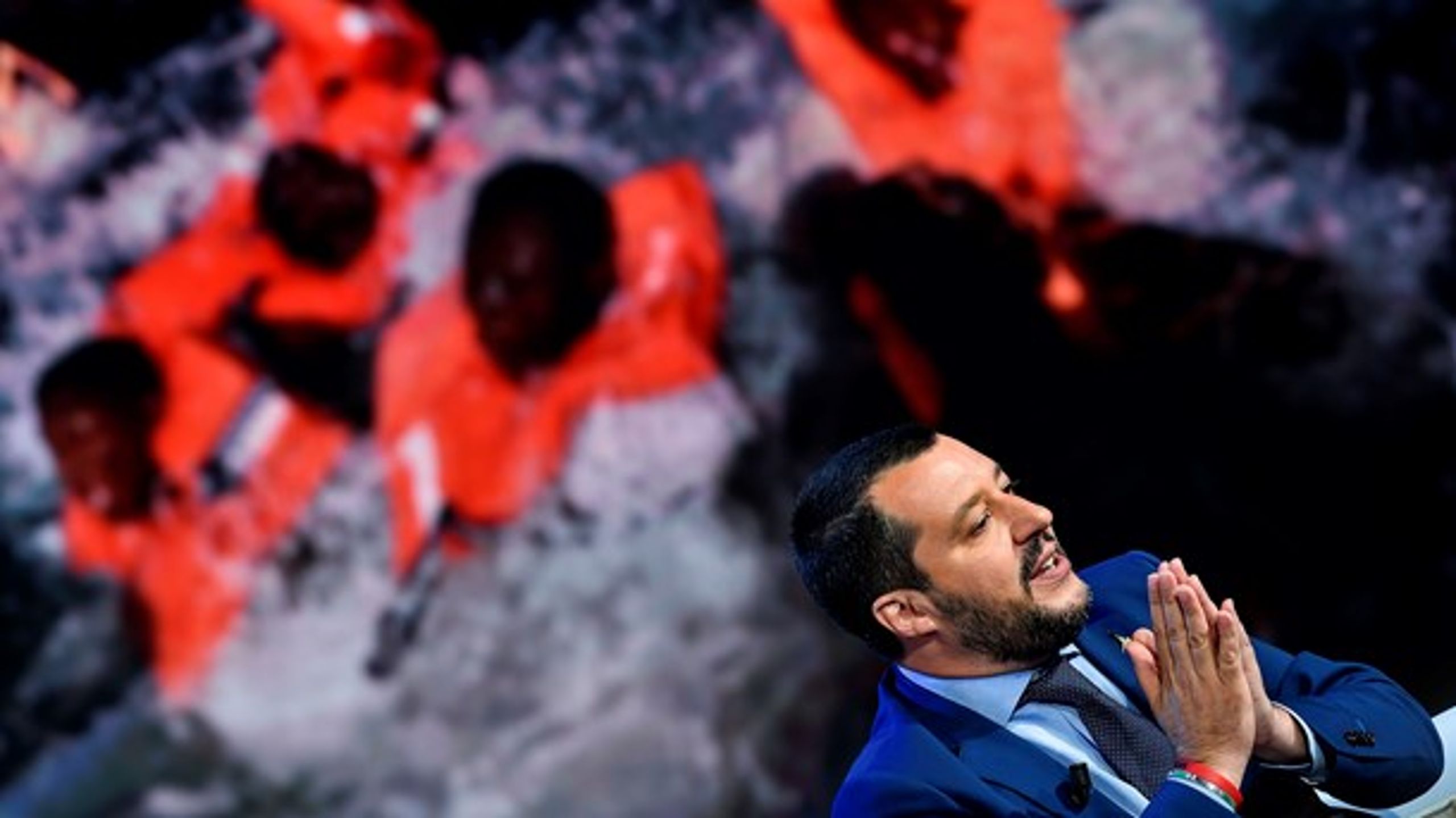 EU-TOPMØDE: Italiens indenrigsminister, Matteo Salvini (billedet), er blevet uhyre populær&nbsp;ved at sige nej til migrant-skibe, skriver Anna Libak, der spår, at resten af EU-landene vil følge trop.