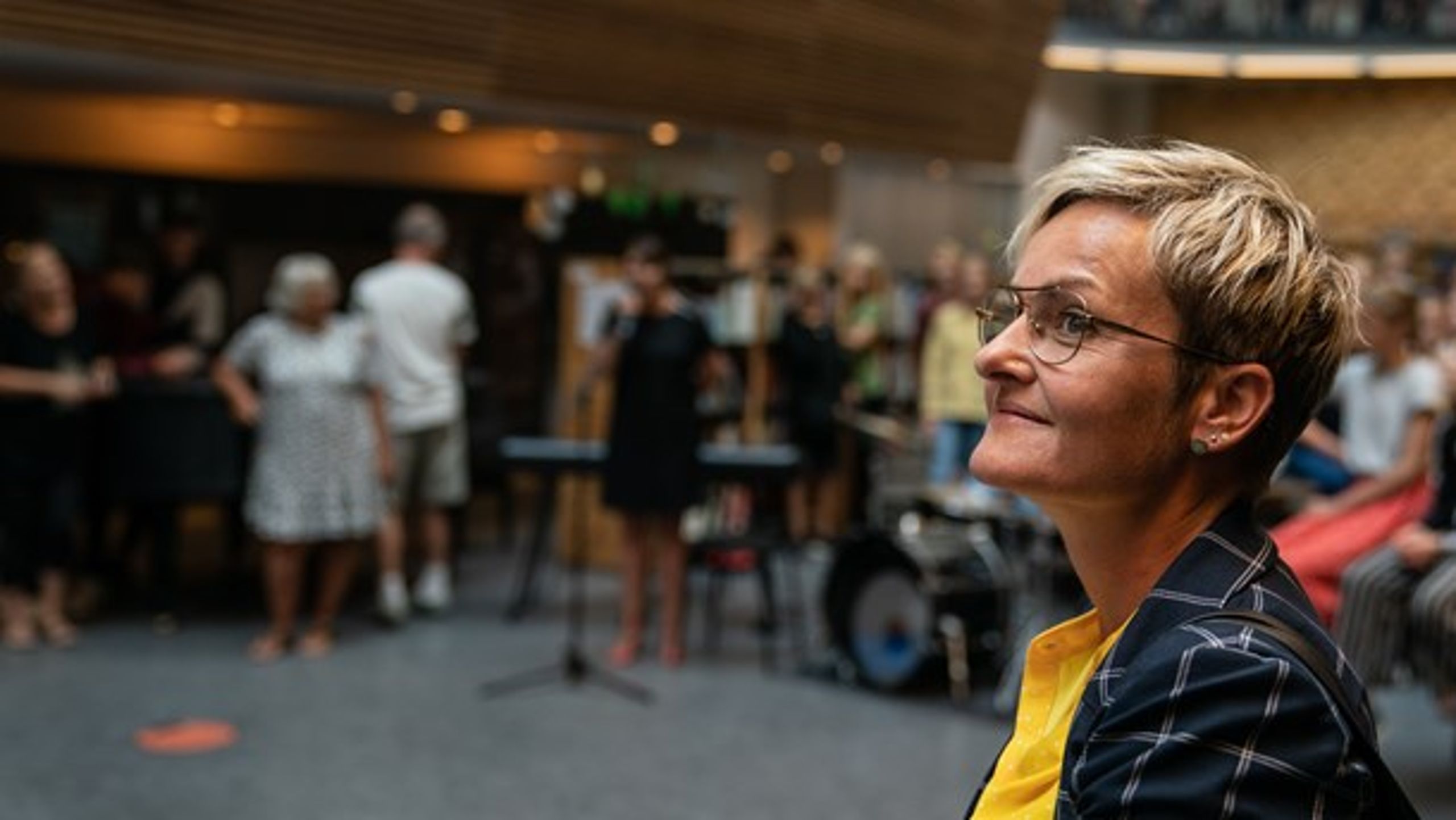 Børne- og undervisningsminister Pernille Rosenkrantz-Theil var i samråd om mistrivsel i ugens løb.