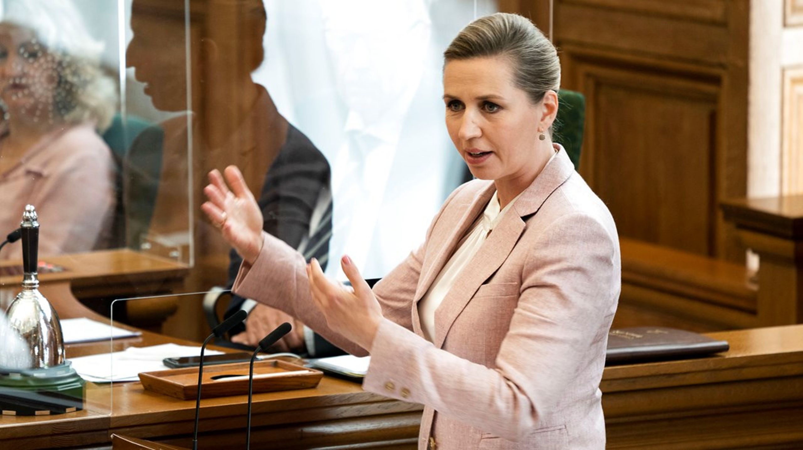 Folketinget åbner tirsdag, hvor statsminister Mette Frederiksen (S) holder åbningstale. Her taler hun til afslutningsdebatten før sommer.&nbsp;