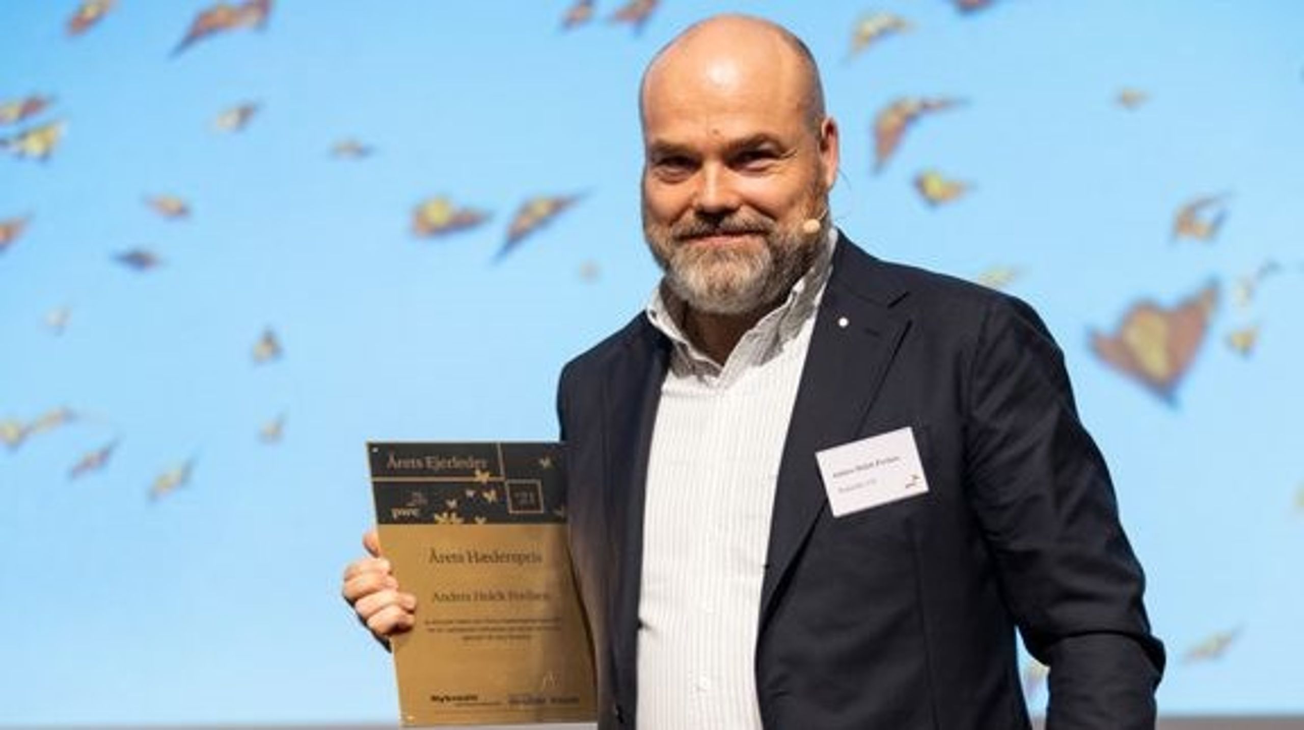 Anders Holch Povlsen vinder Årets Hæderspris 2021 til Landskåringen af Årets Ejerleder 2021 i PwC.