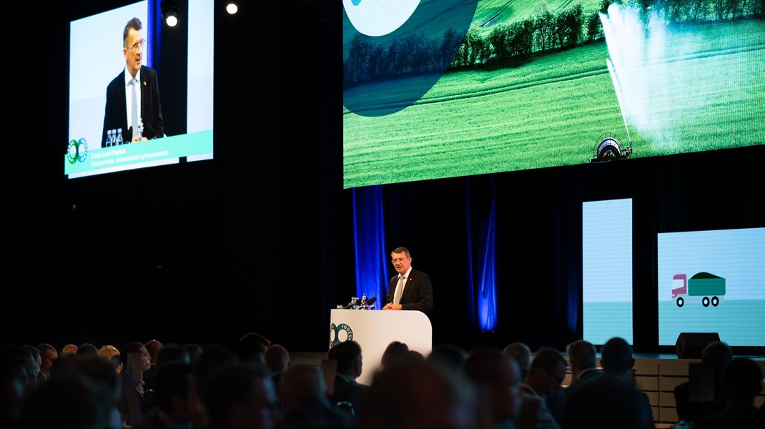 Troels Lund Poulsen (V) holder tale ved Landbrug &amp; Fødevarers delegeretmøde 2023.
