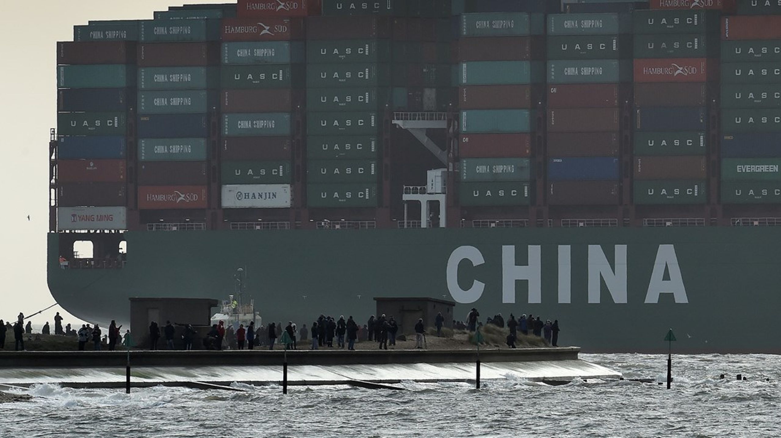 Siden 2001 er den kinesisk ejede handelsflåde ottedoblet og udgør nu 14 procent af den samlede globale handelsflåde. Og halvdelen af den globale handelsflåde bygges ved kinesiske værfter.