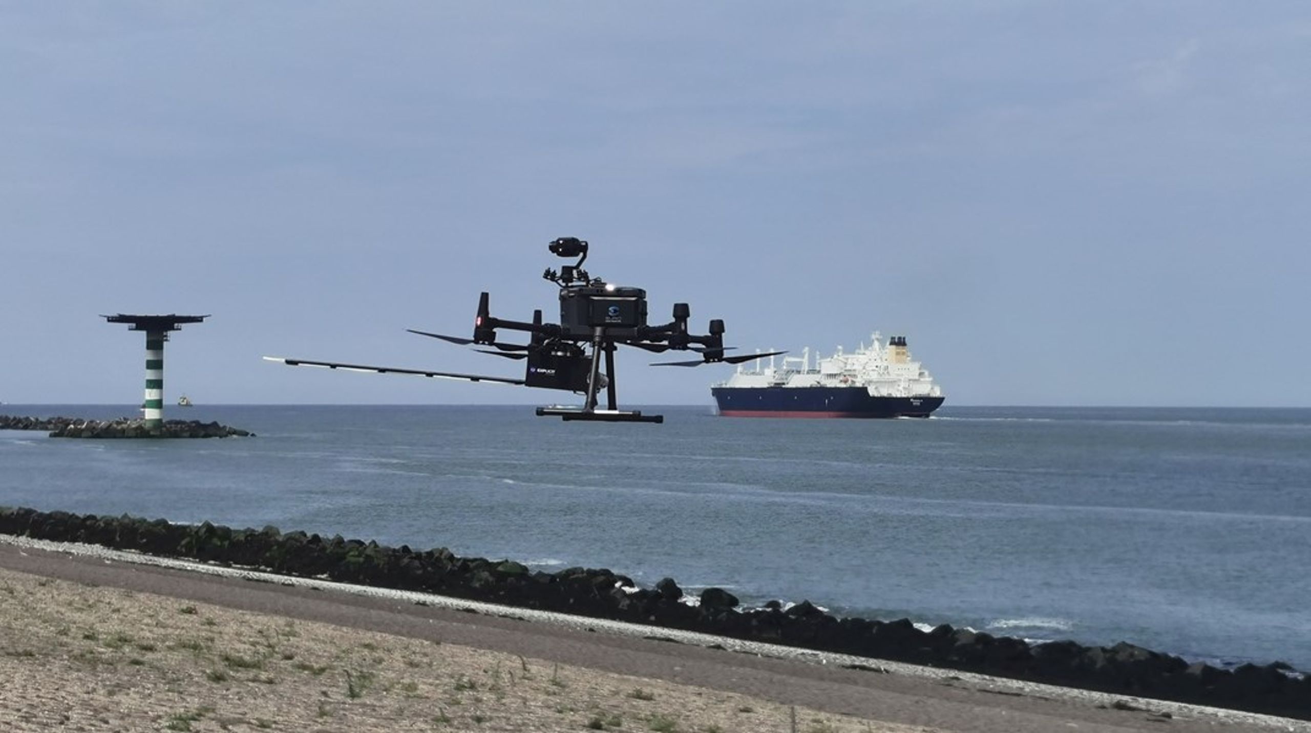 Explicit ApS bruger blandt andet droner til at måle udledning fra skibe.