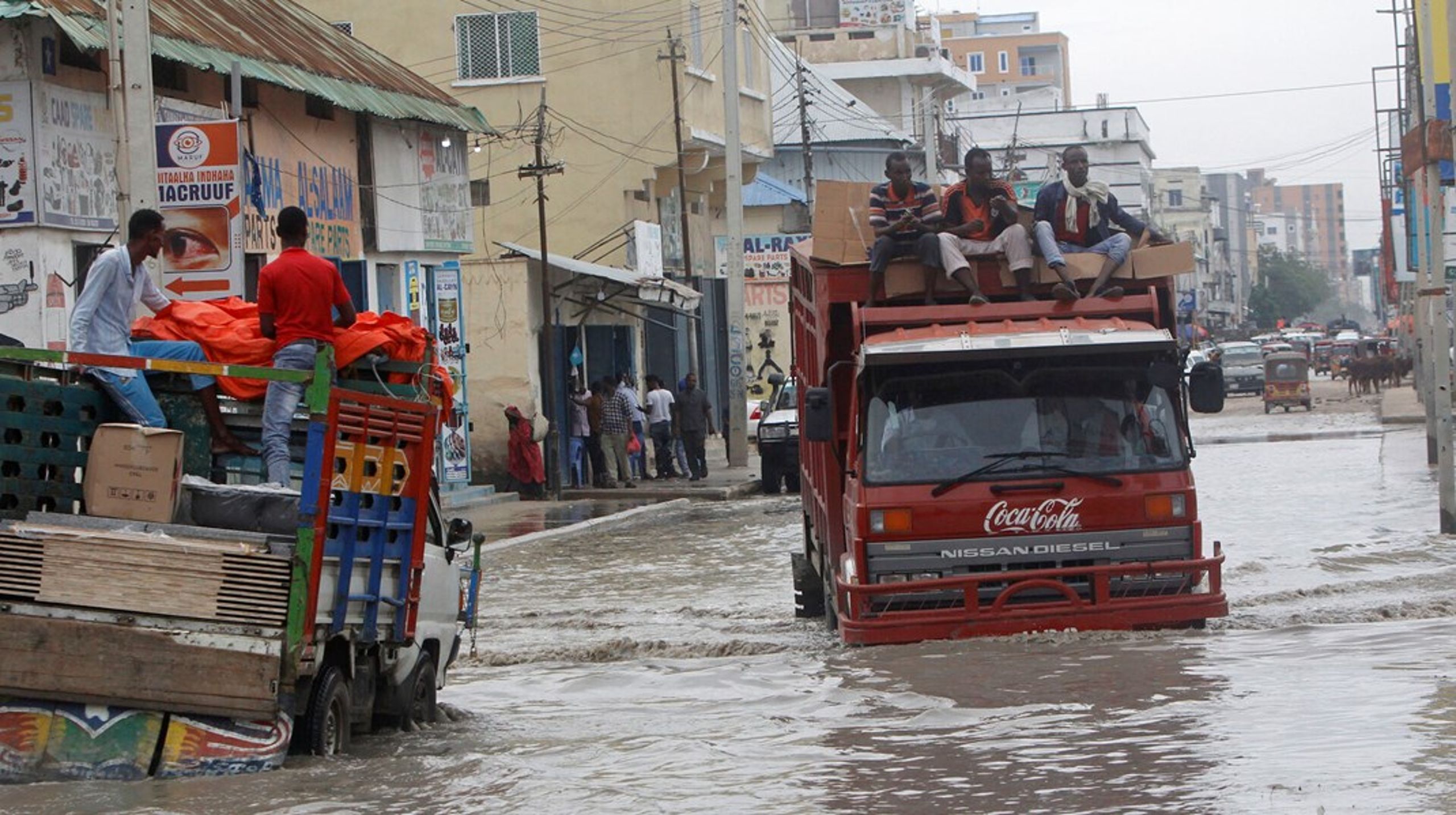 Arkivfoto fra oversvømmelserne i Somalia november 2023