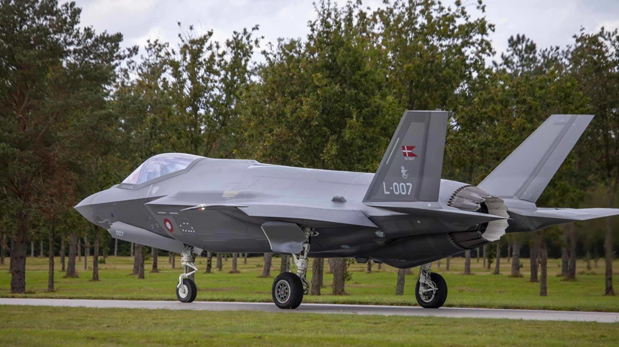 I september sidste år landede de første fire danske F-35 fly på Flyvestation Skrydstrup.