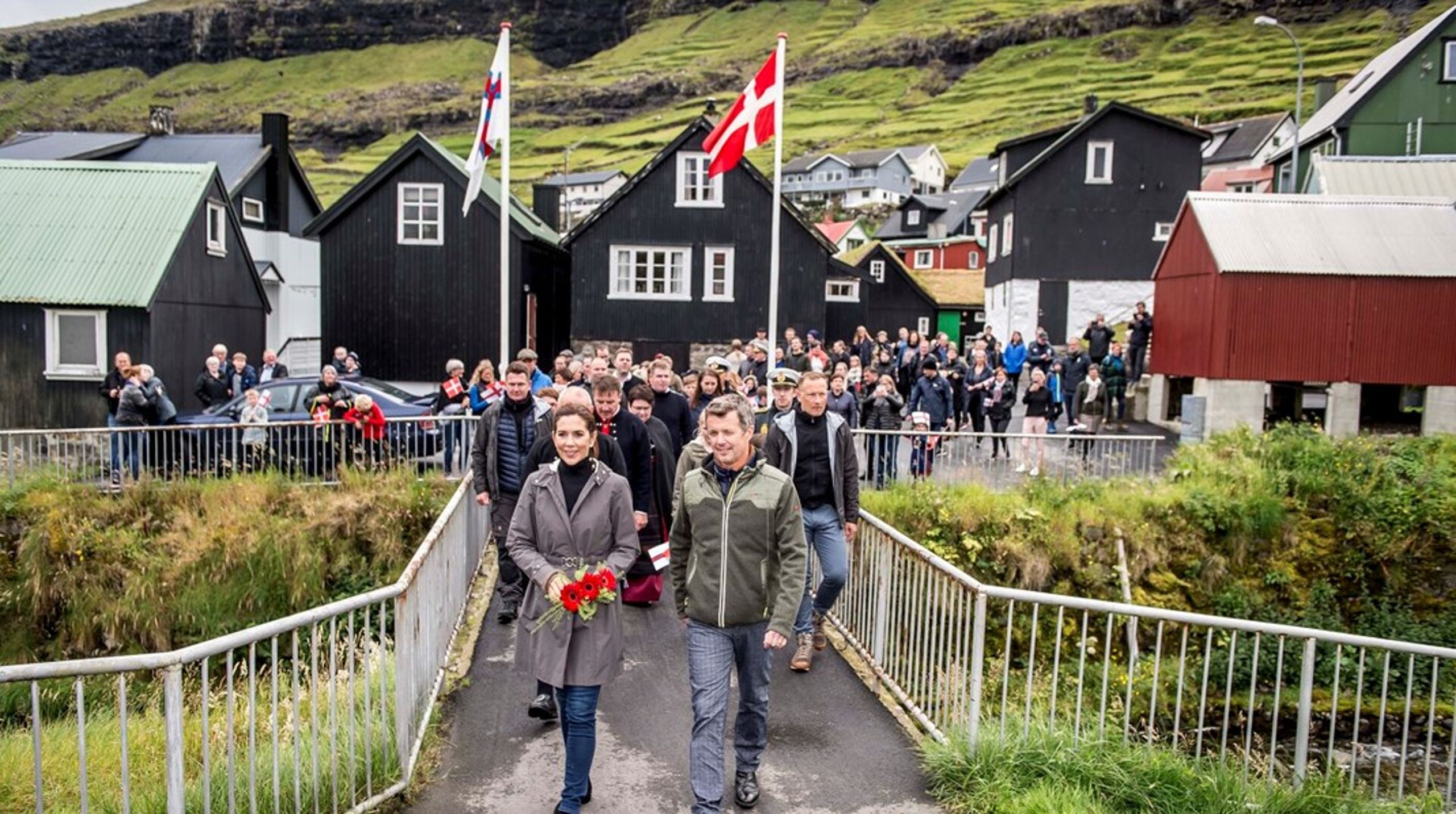 Det nuværende kongepar besøgte Færøerne i 2018 (arkivfoto).