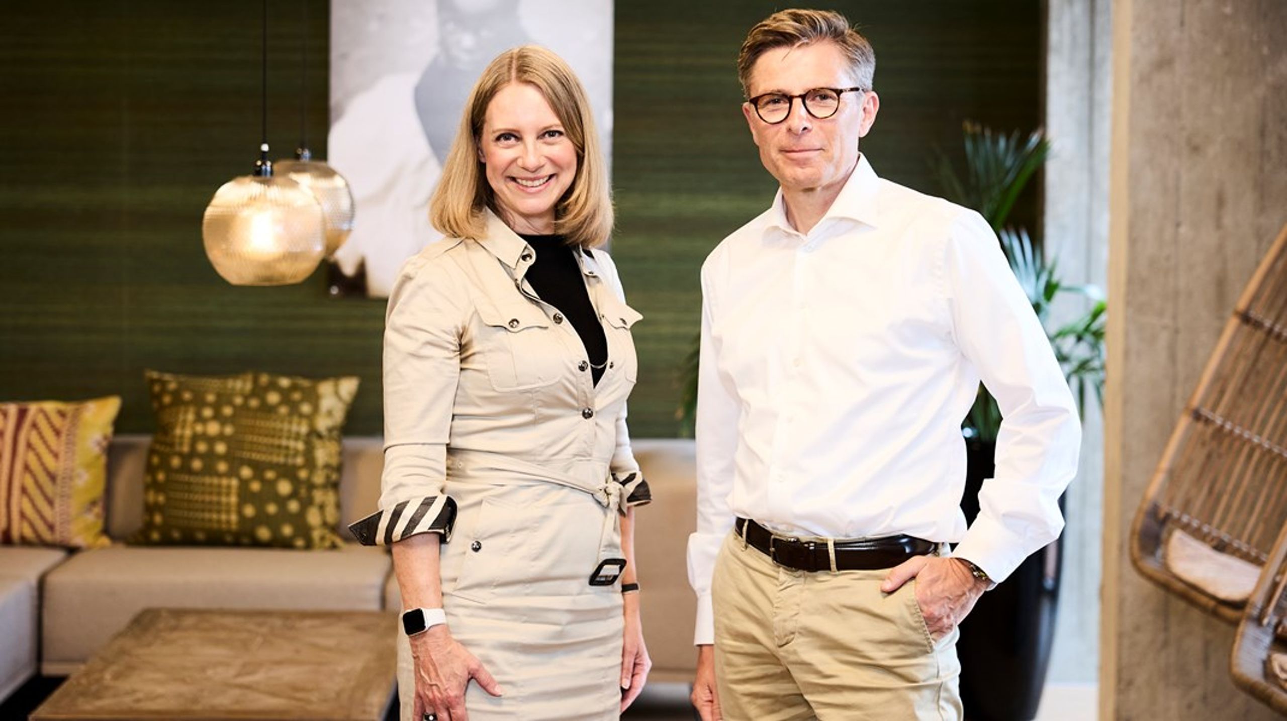 Charlotte Møller-Andersen og Peter Vekslund skal stå i spidsen for PlanBørnefonden.