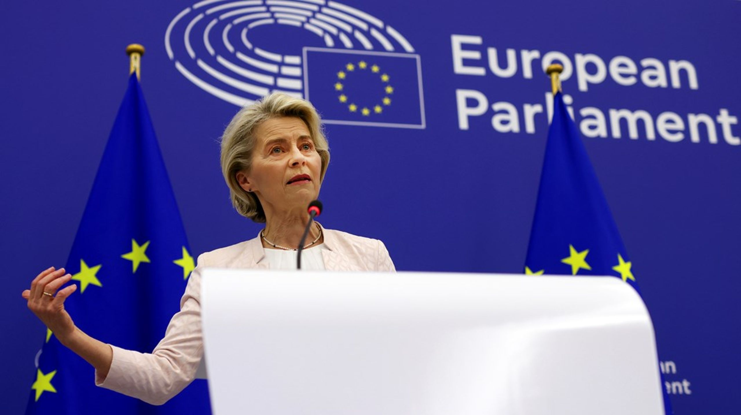 Ursula von der Leyen blev i juli genvalgt som formand for Europa-Kommissionen på et program, hvor hun blandt andet lover, at det skal blive lettere at købe internationale togbilletter i EU.&nbsp;