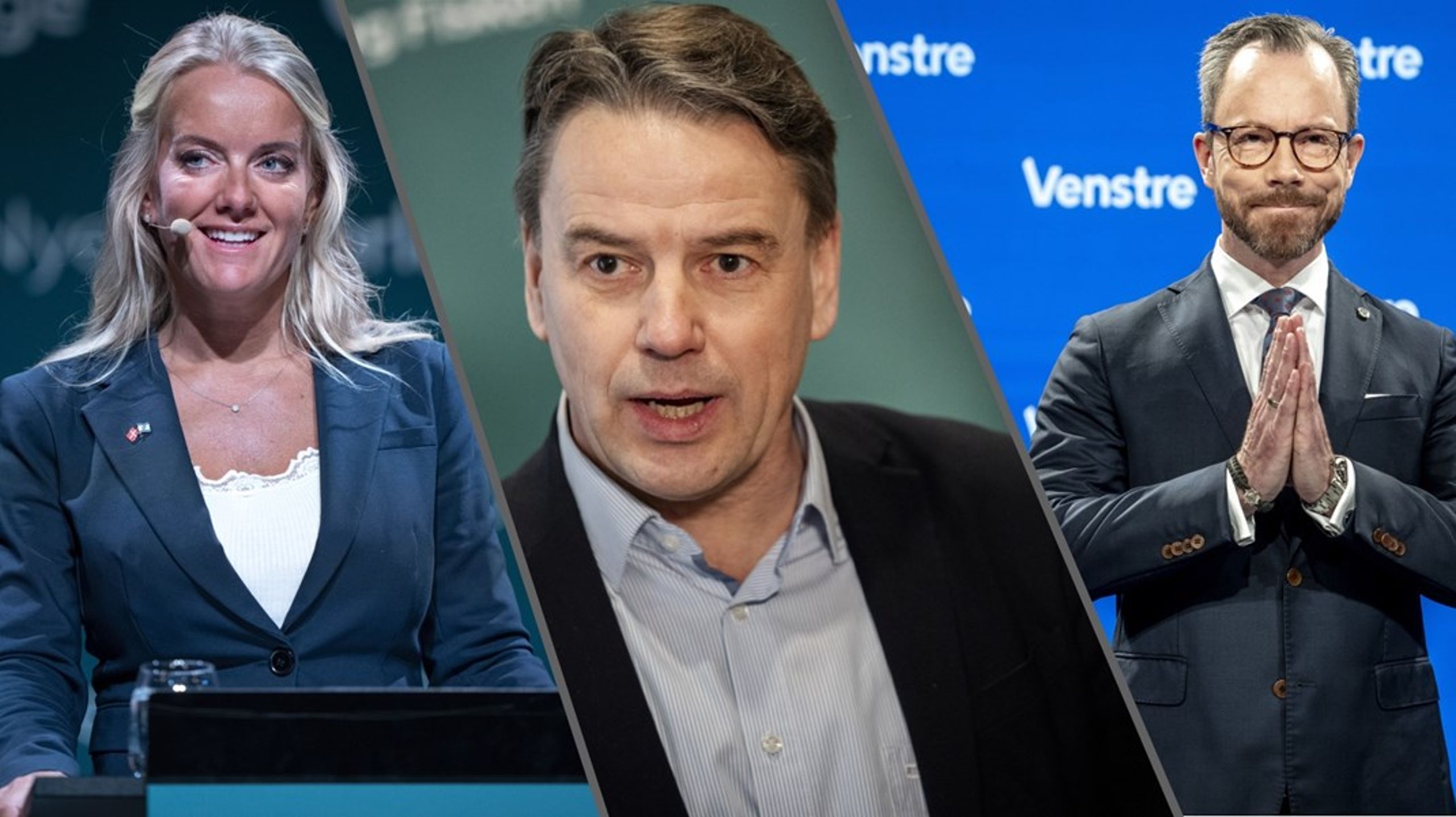 Pernille Vermund, Christian Friis Bach og Jakob Ellemann-Jensen er blandt de politikere, der ikke længere er at finde i det parti, de blev valgt ind for i 2022.