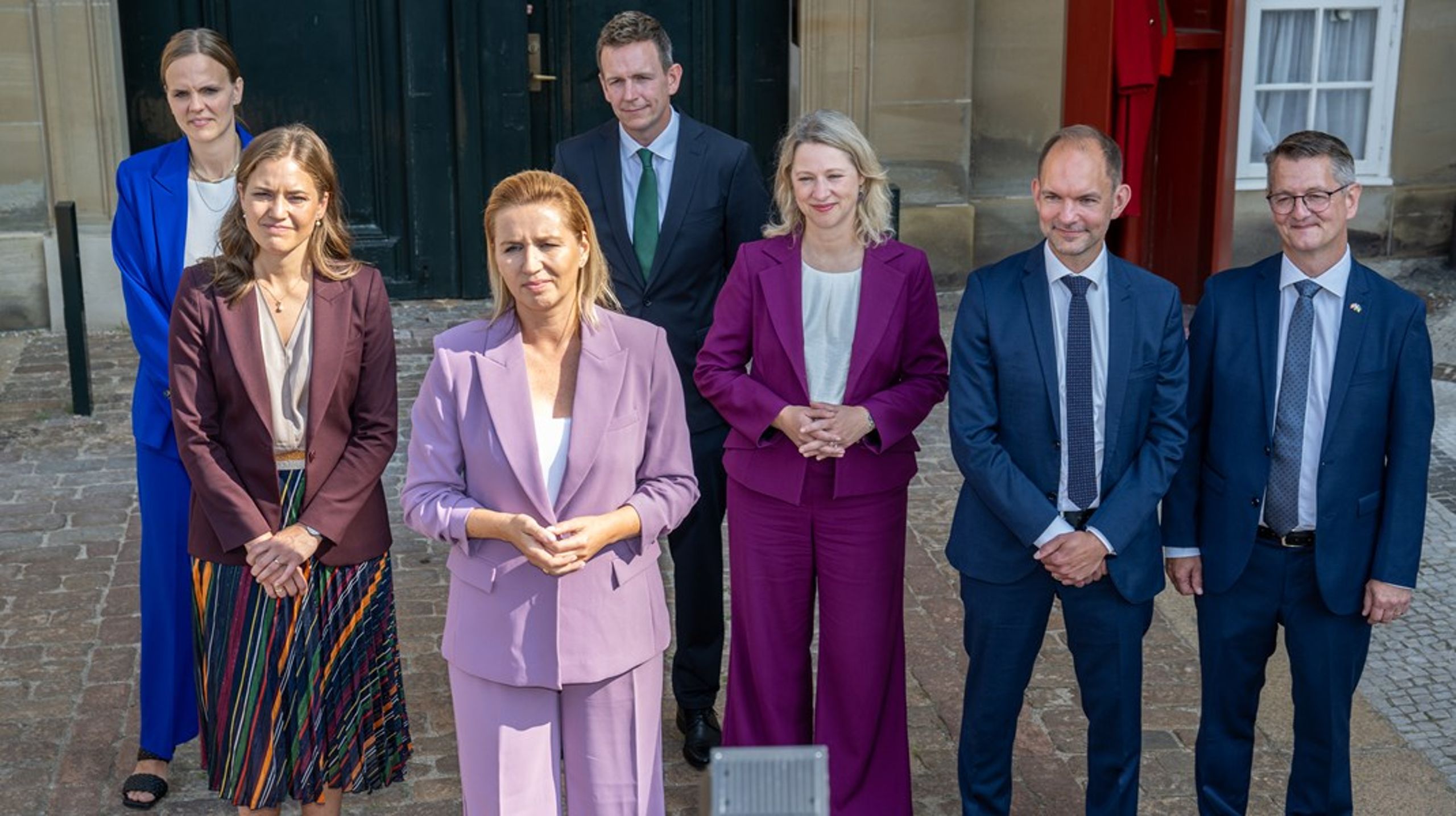 Statsminister Mette Frederiksen (S) præsenterede torsdag sine nye ministre på Amalienborg. Samtidig bliver der rykket rundt på en række ressortområder mellem ministerier.&nbsp;