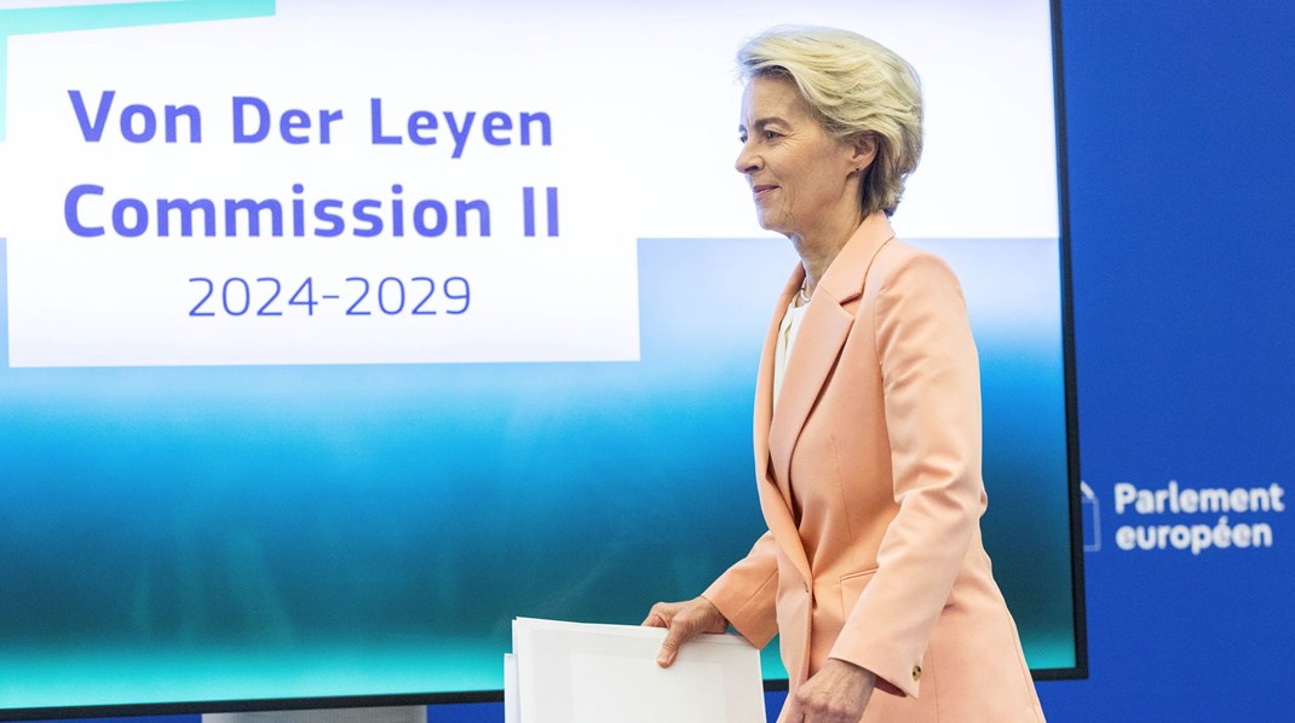 Ursula von der Leyen har givet Dan Jørgensen lektier for.