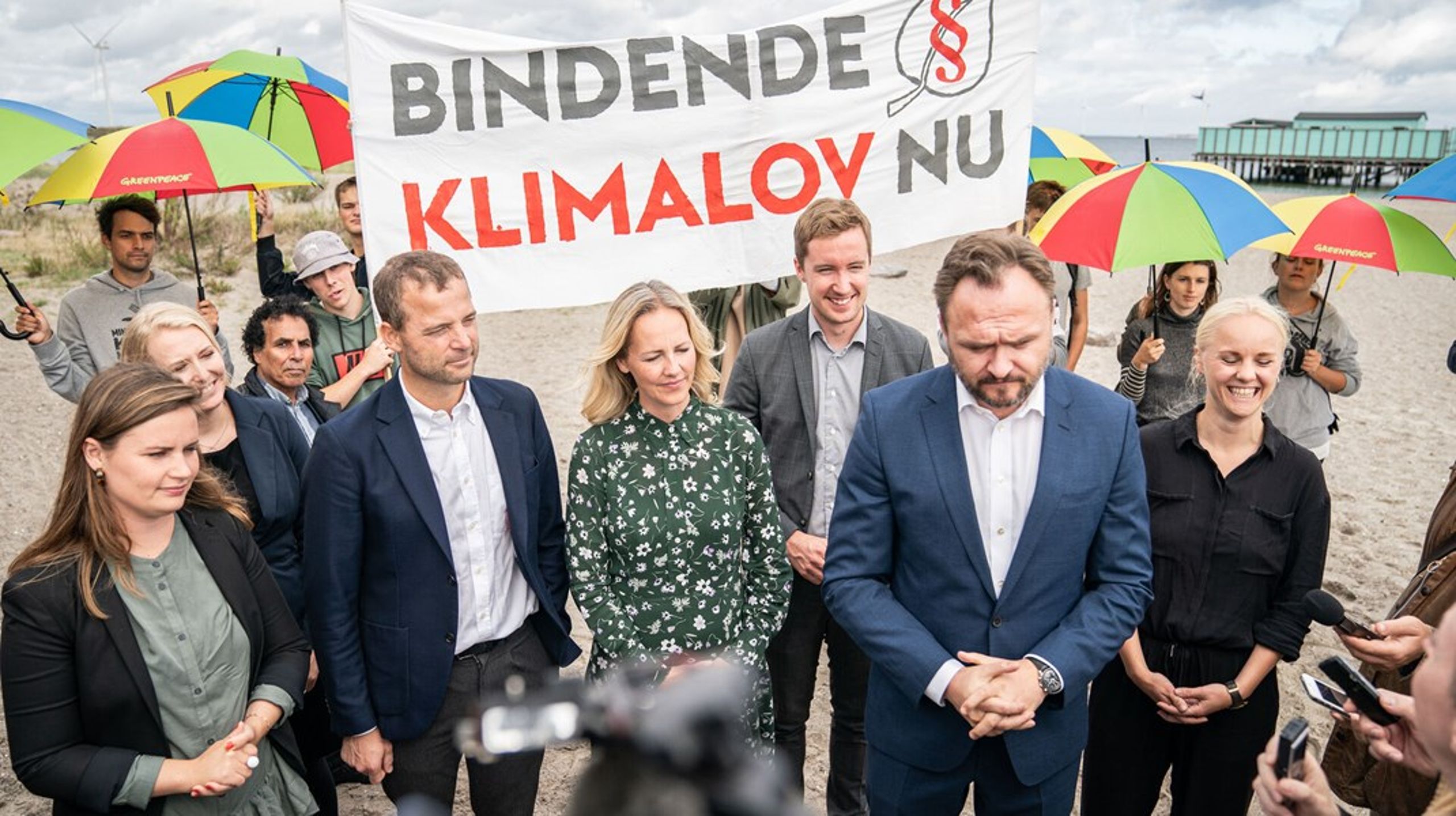 I september 2019 blev de første politiske skridt mod en klimalov taget, som det ses på billedet her. Til næste år skal klimaloven revurderes.&nbsp;