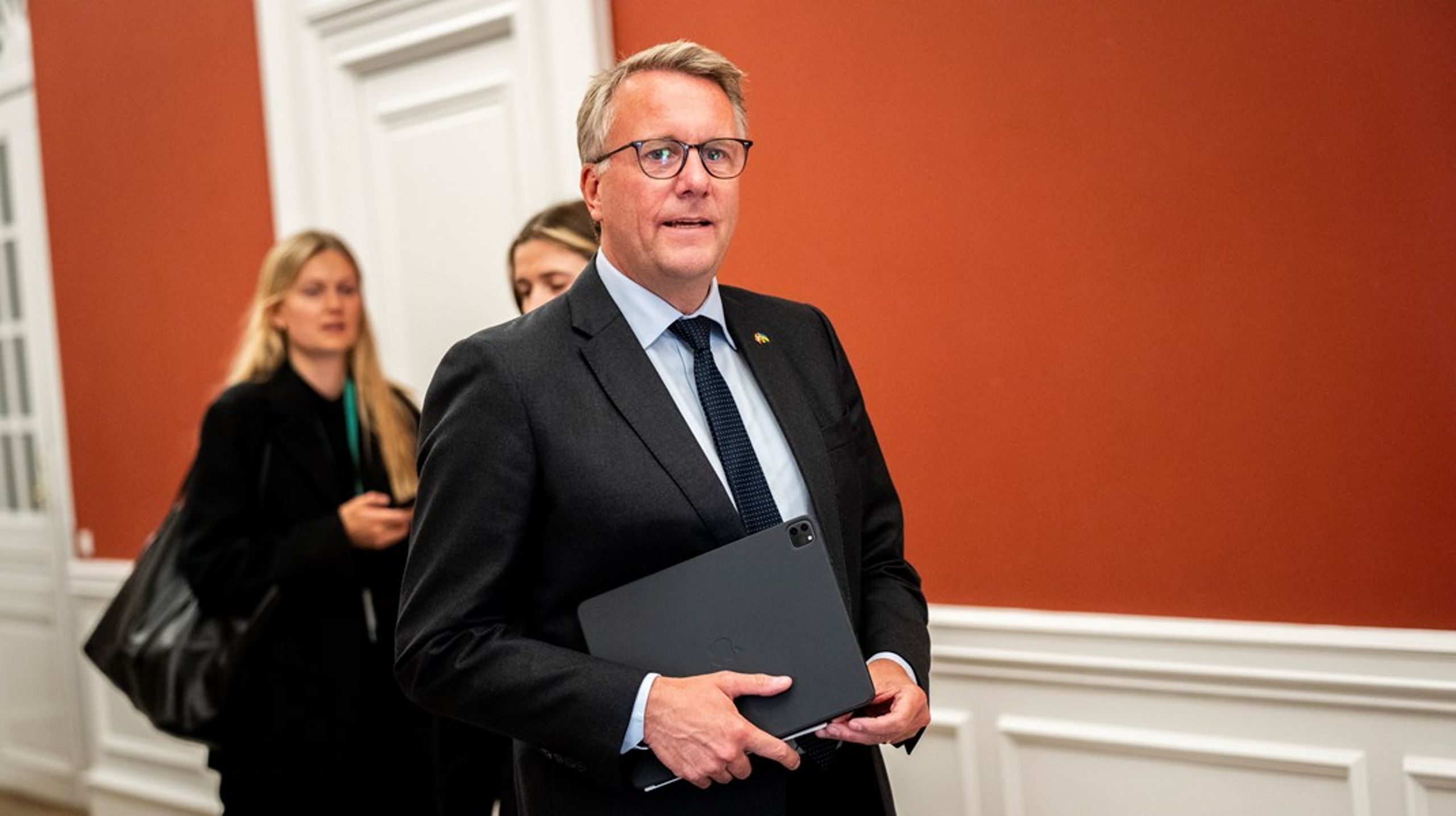 Erhvervsminister Morten Bødskov skal fremsætte 19 lovforslag i folketingsåret. Arkivfoto.&nbsp;