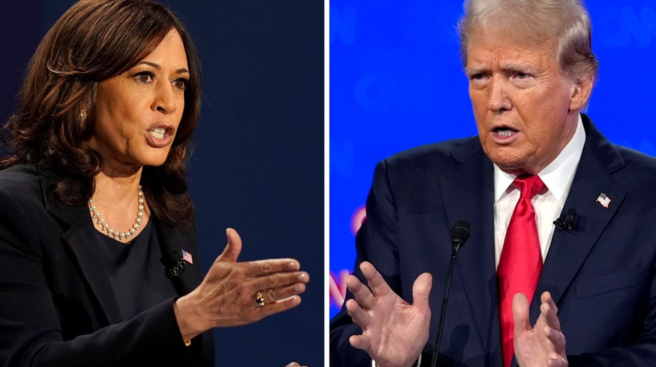 Kamala Harring og Donald Trump&nbsp;kan nærmest ikke enes om en eneste ting, og scenarierne ved hver af kandidaternes valgsejr kan se vidt forskellige ud. Men hvad betyder det for dansk erhvervsliv, spørger Altinget Erhverv i en ny temadebat.