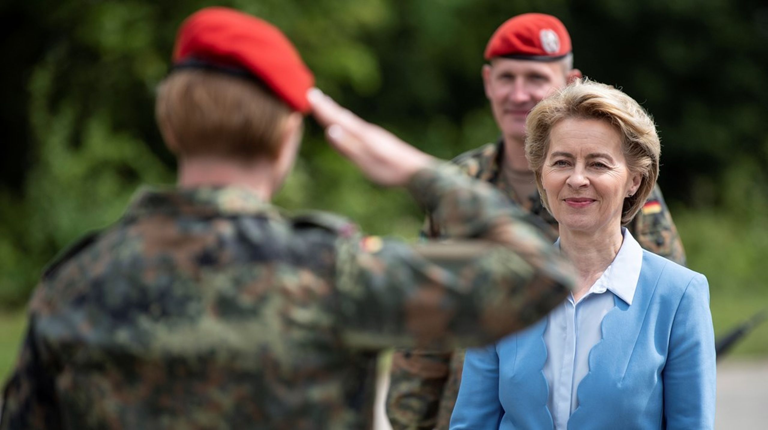 Før hun var formand for EU-Kommissionen var Ursula von der Leyen forsvarsminister i Tyskland.