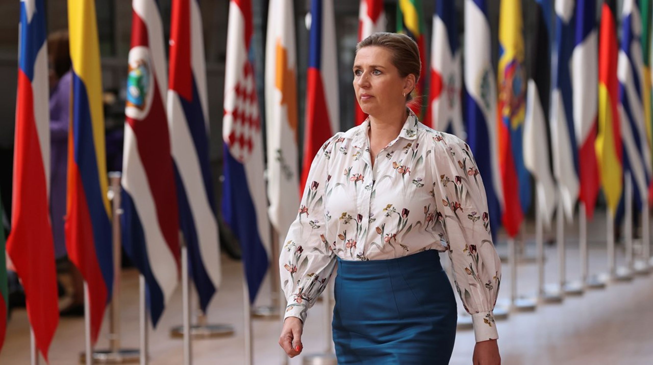 Mette Frederiksen deltager sammen med EU's stats- og regeringschefer i topmøde i Bruxelles den 17. og 18. oktober.