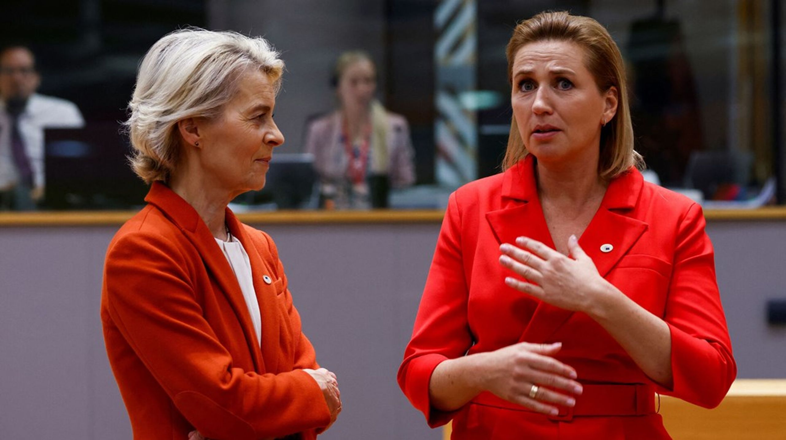 Statsminister Mette Frederiksen (S) er særligt tilfreds med, at hun oplever mere lydhørhed fra EU-kommissionsformand Ursula von der Leyen for sin stramme udlændingepolitiske linje.