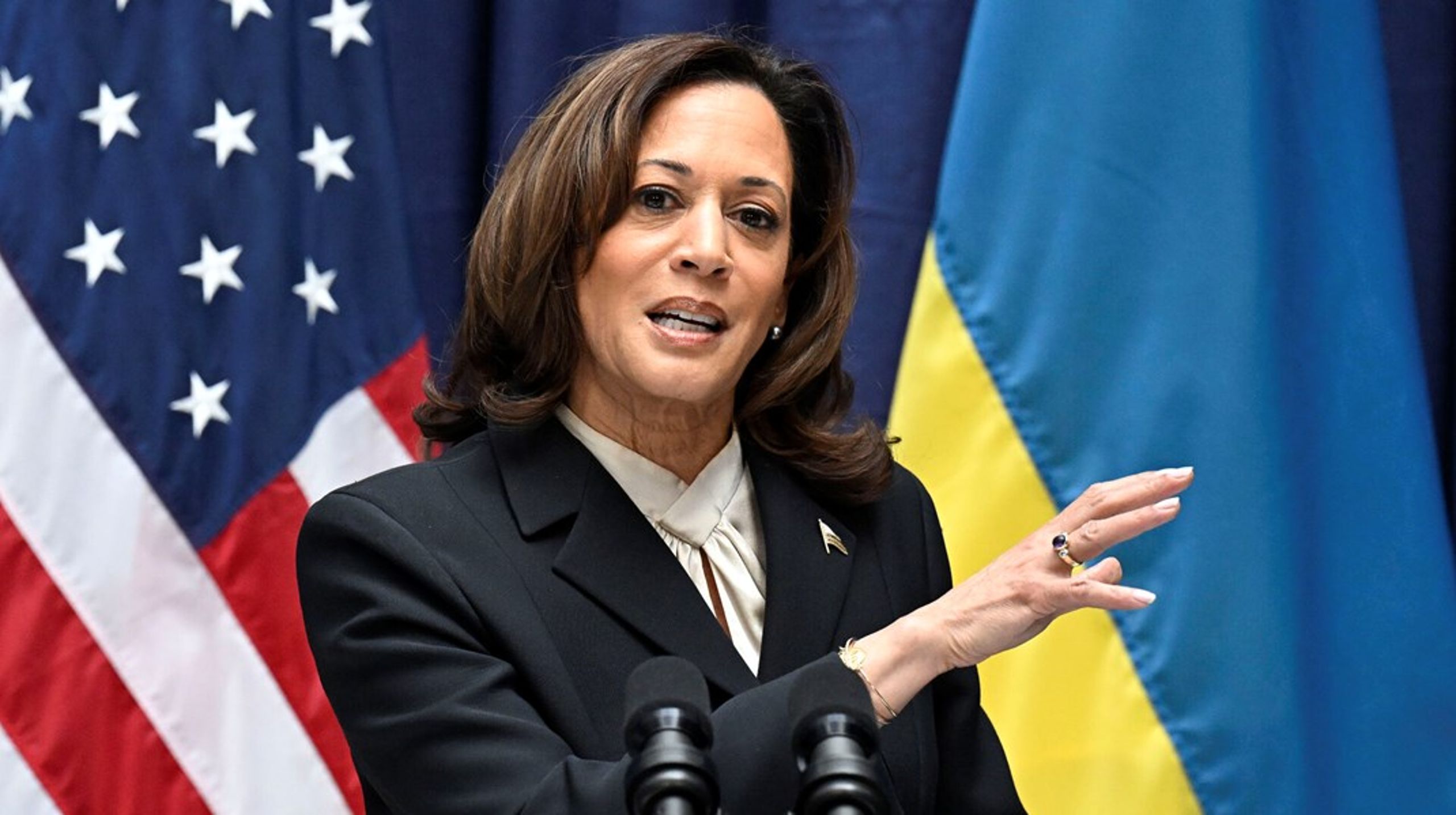 Som vicepræsident har Kamala Harris været tvunget til at bakke op om Joe Bidens udenrigspolitiske linje, pointerer eksperter.&nbsp;