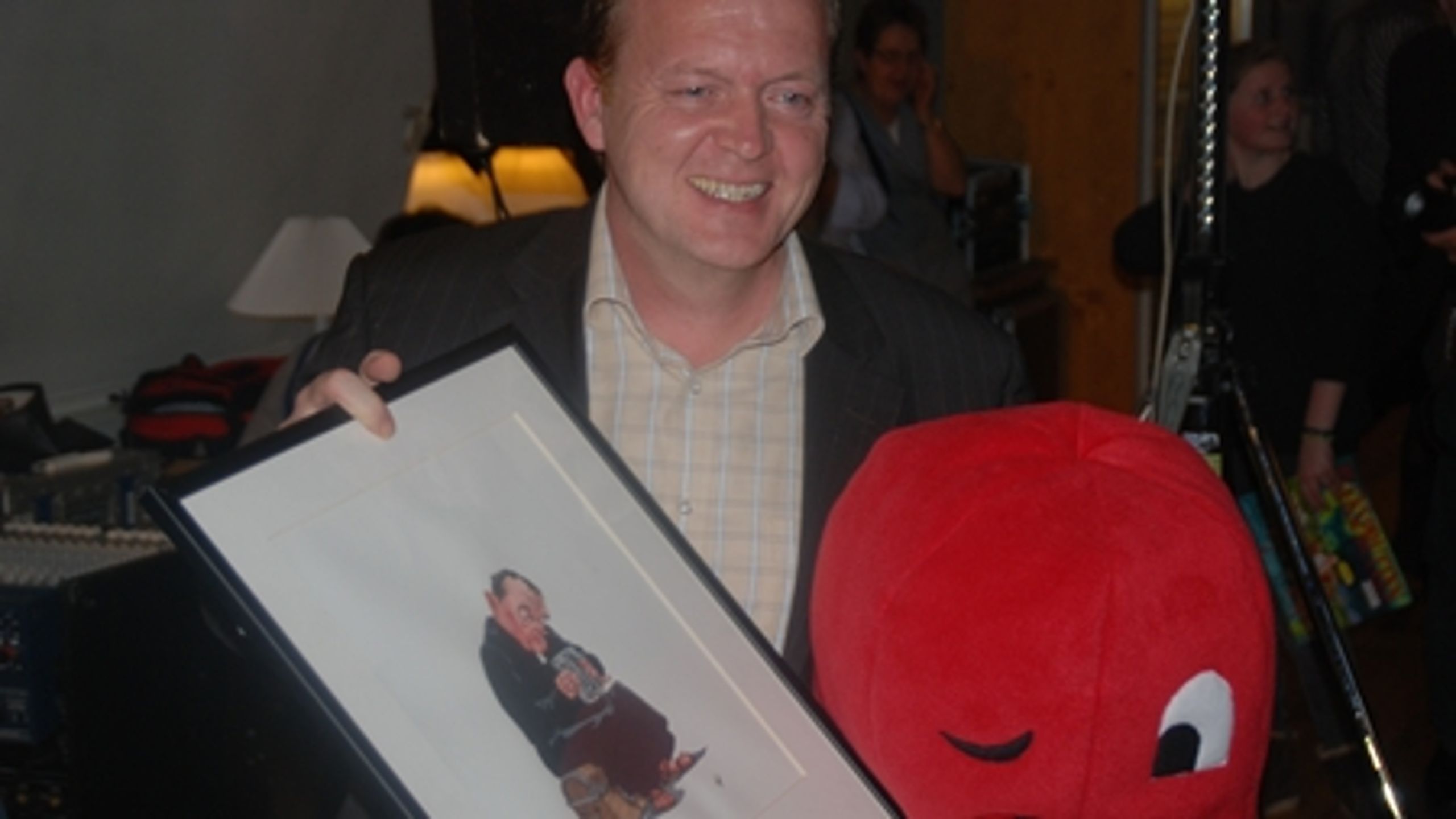 Finansminister Lars L&#248;kke Rasmussen (V) er &#197;rets Bl&#230;ksprutte 2008.