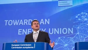 Chef for EU's energiunion lover handling