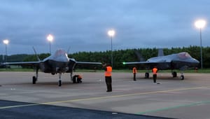 Hollandske F-35ere på smuttur til hjemlandet