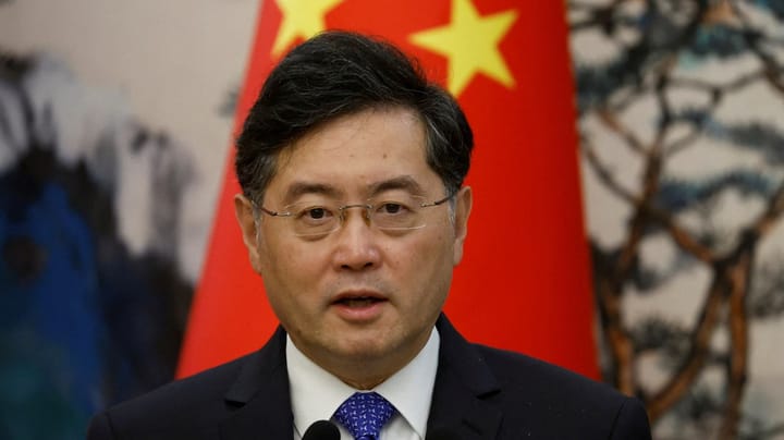Forsvunden kinesisk udenrigsminister er blevet fyret